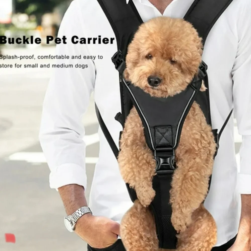 Green TAILUP Pet Carrier Backpack for small Dogs travel bag